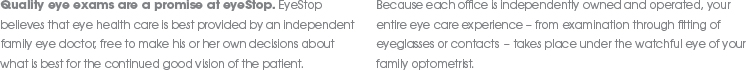 Quality Eye Exams
